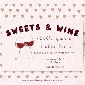 Sweets & Wine with your Valentine 2026