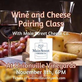 Wine and Cheese Pairing Class